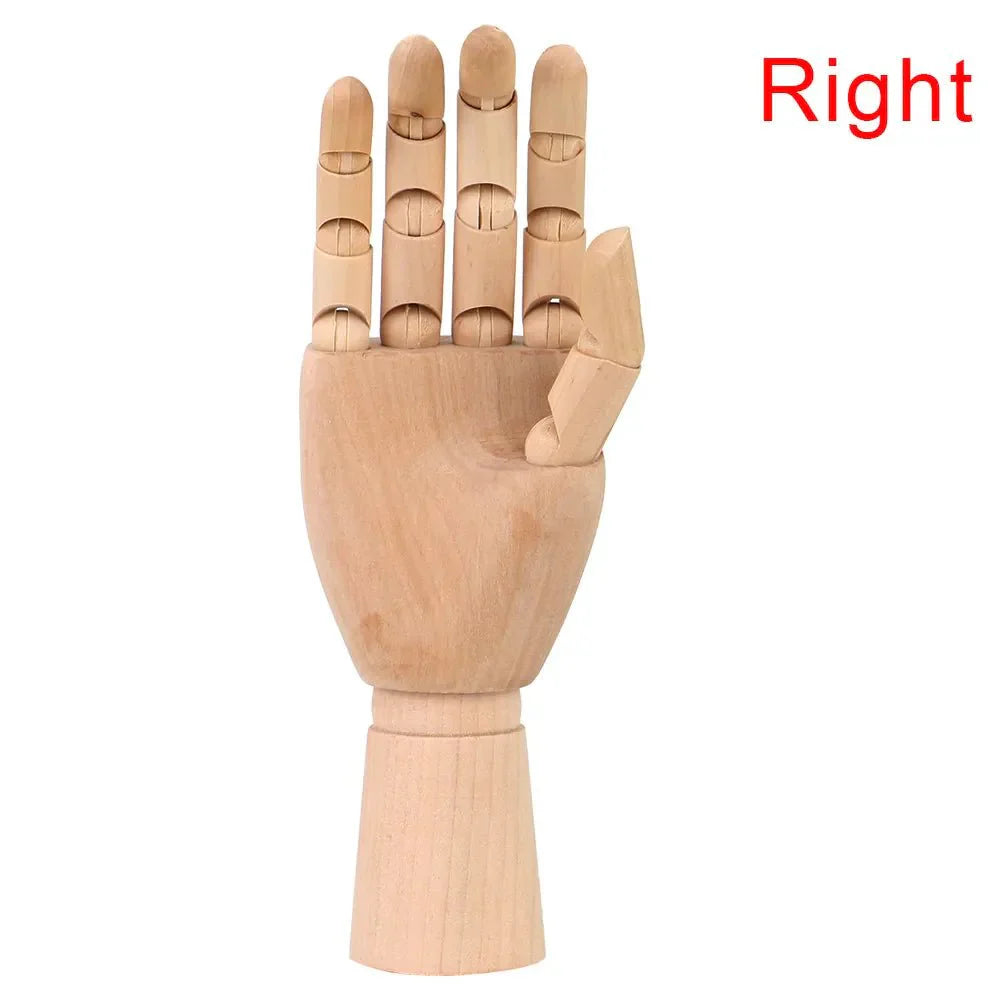 Wooden Movable Hand Model 25cm Modern Art Reference | Stornfield