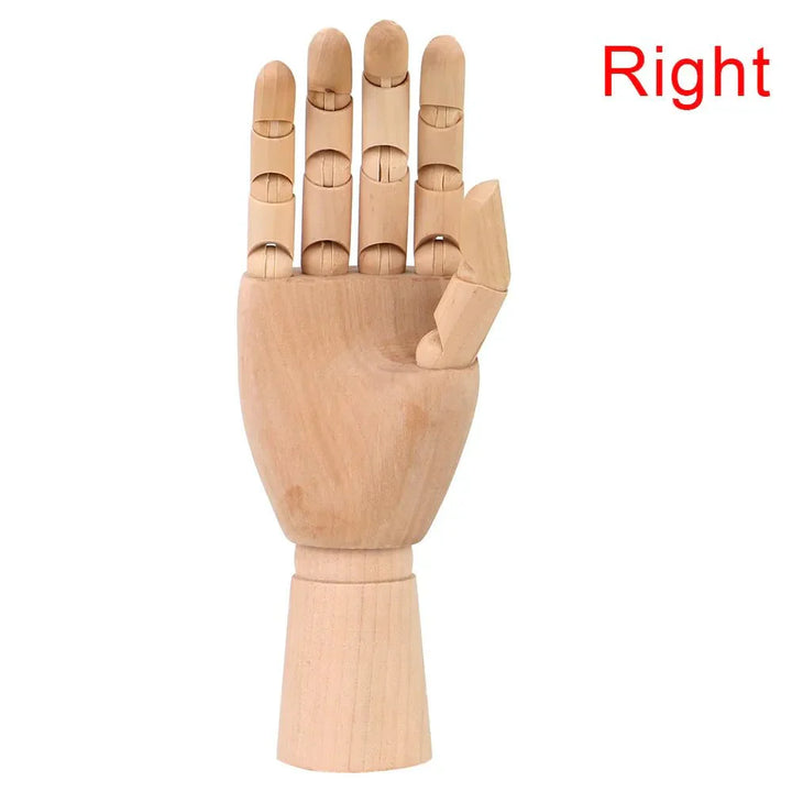 Wooden Movable Hand Model 25cm Modern Art Reference | Stornfield