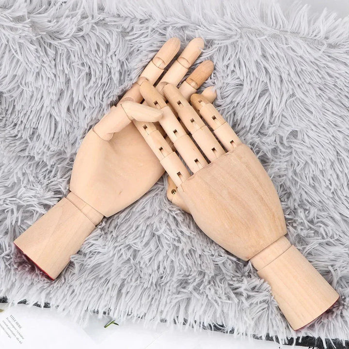 Wooden Movable Hand Model 25cm Modern Art Reference | Stornfield