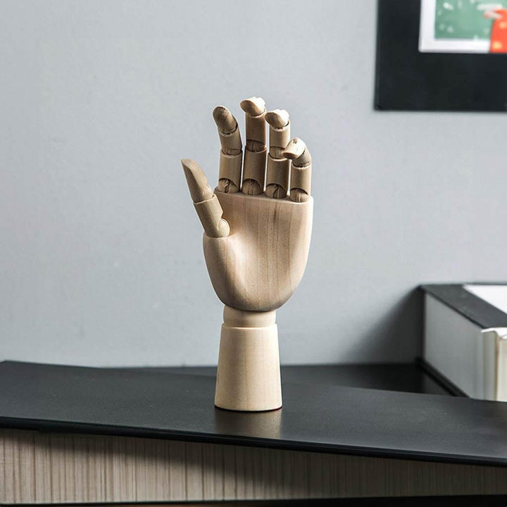 Wooden Movable Hand Model 25cm Modern Art Reference | Stornfield