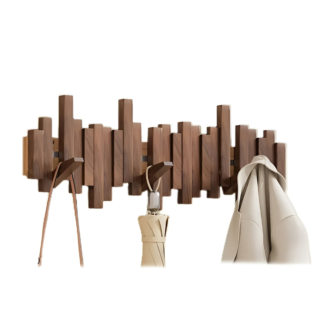 Stylish wooden wardrobe – FlexiStornfielde magnetic hooks for more organization | Ideal for bedroom | Stornfield