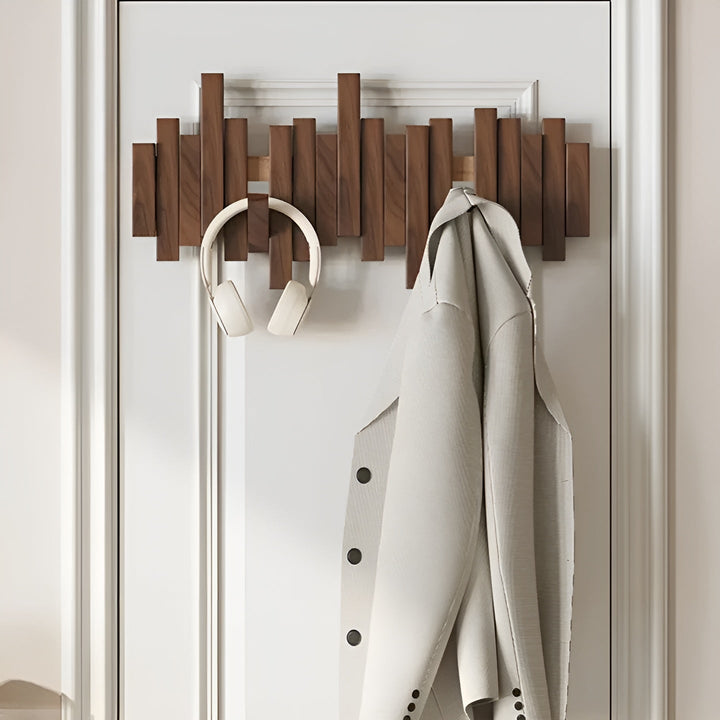 Stylish wooden wardrobe – FlexiStornfielde magnetic hooks for more organization | Ideal for bedroom | Stornfield