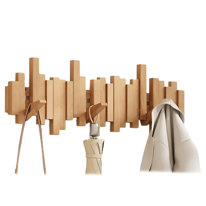 Stylish wooden wardrobe – FlexiStornfielde magnetic hooks for more organization | Ideal for bedroom | Stornfield