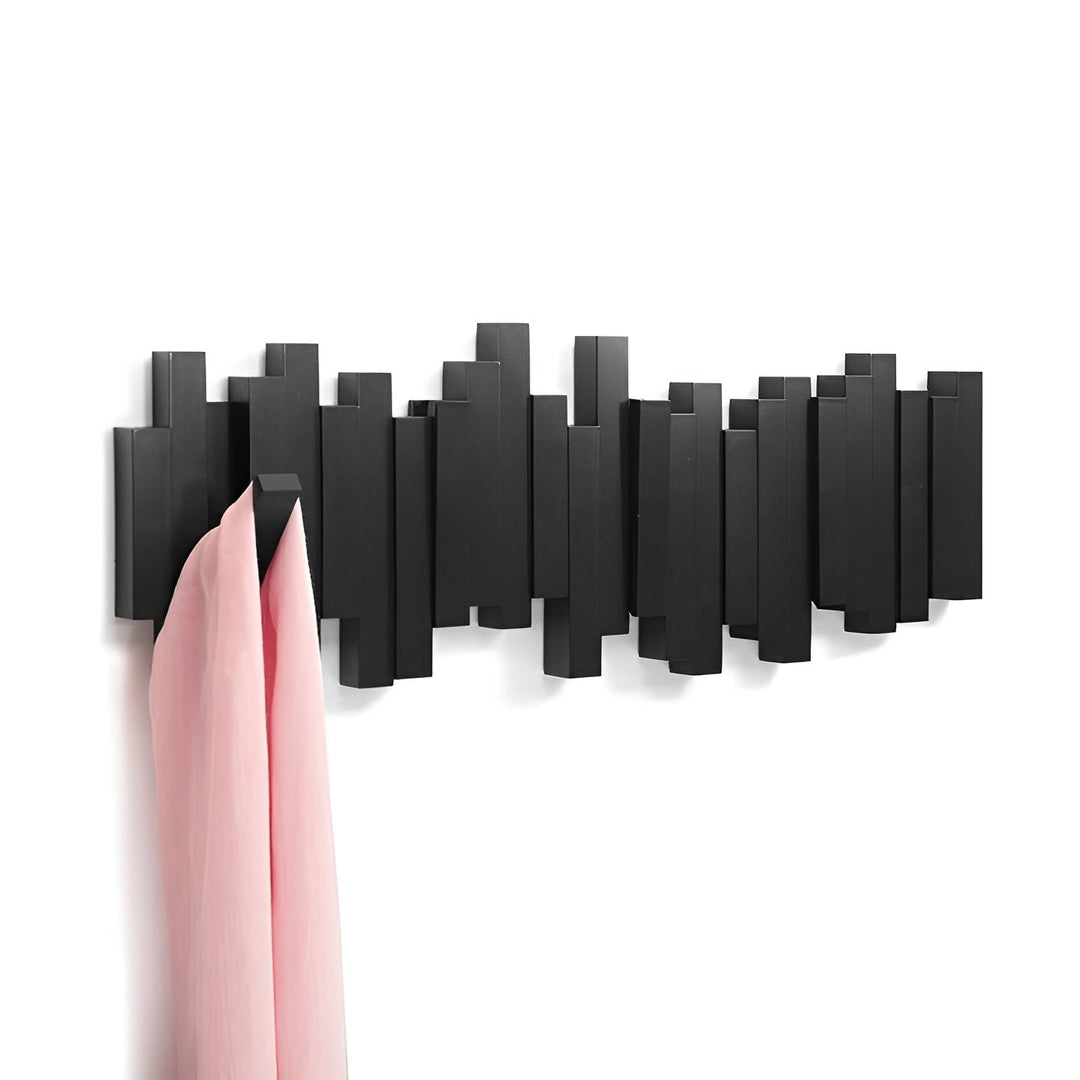 Stylish wooden wardrobe – FlexiStornfielde magnetic hooks for more organization | Ideal for bedroom | Stornfield