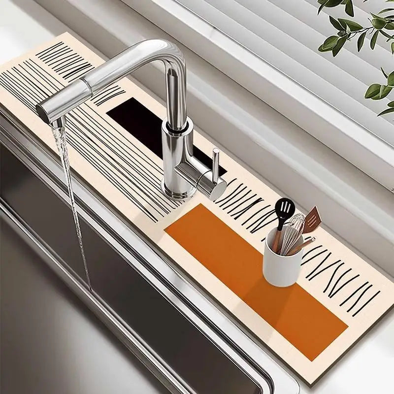 Bath Splash Guard Water Absorbent Mat | Stornfield