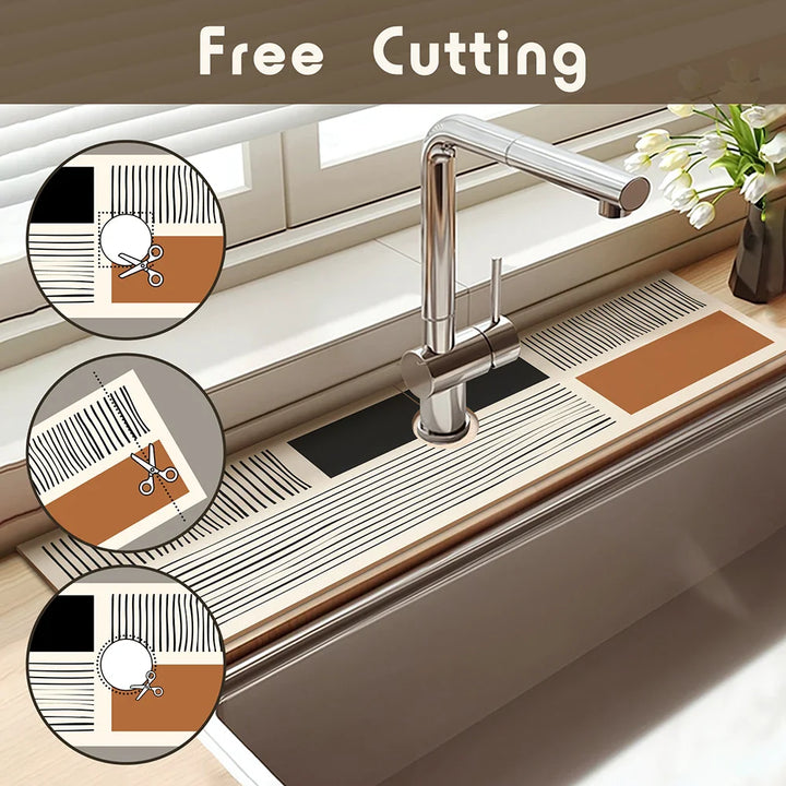 Bath Splash Guard Water Absorbent Mat | Stornfield