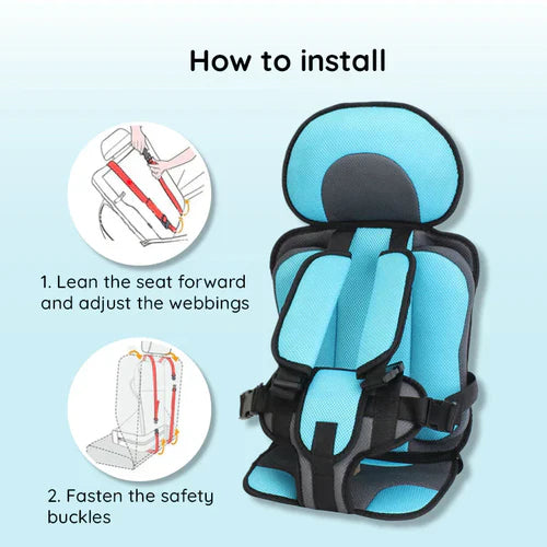 Stornfield | Portable & Foldable Child Car Booster Seat
