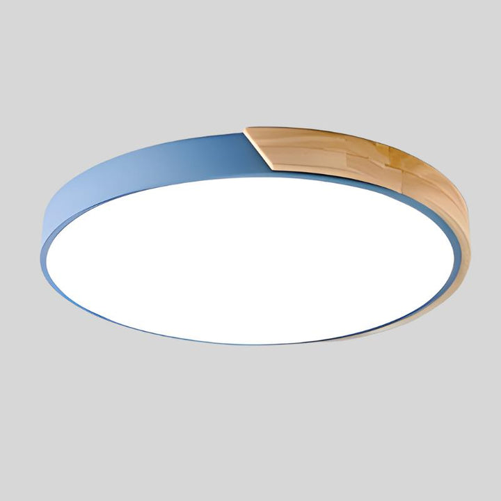 Stornfield | Macaroon Circular Wooden Pendant Light
