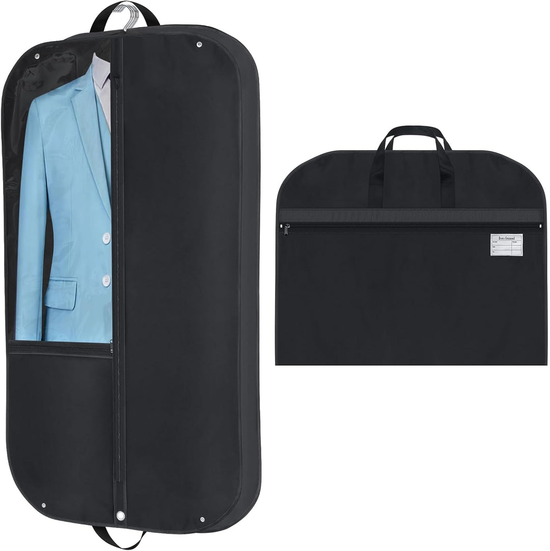 Waterproof Oxford Garment Bag – Suit Cover with Gusset & Pockets (2-Pack) | Stornfield