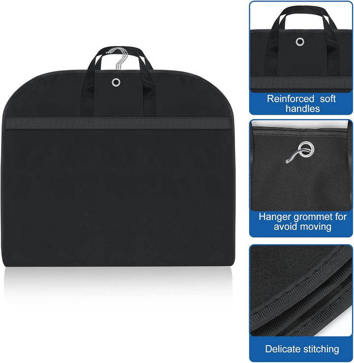 Waterproof Oxford Garment Bag – Suit Cover with Gusset & Pockets (2-Pack) | Stornfield