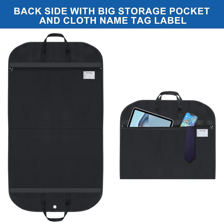 Waterproof Oxford Garment Bag – Suit Cover with Gusset & Pockets (2-Pack) | Stornfield