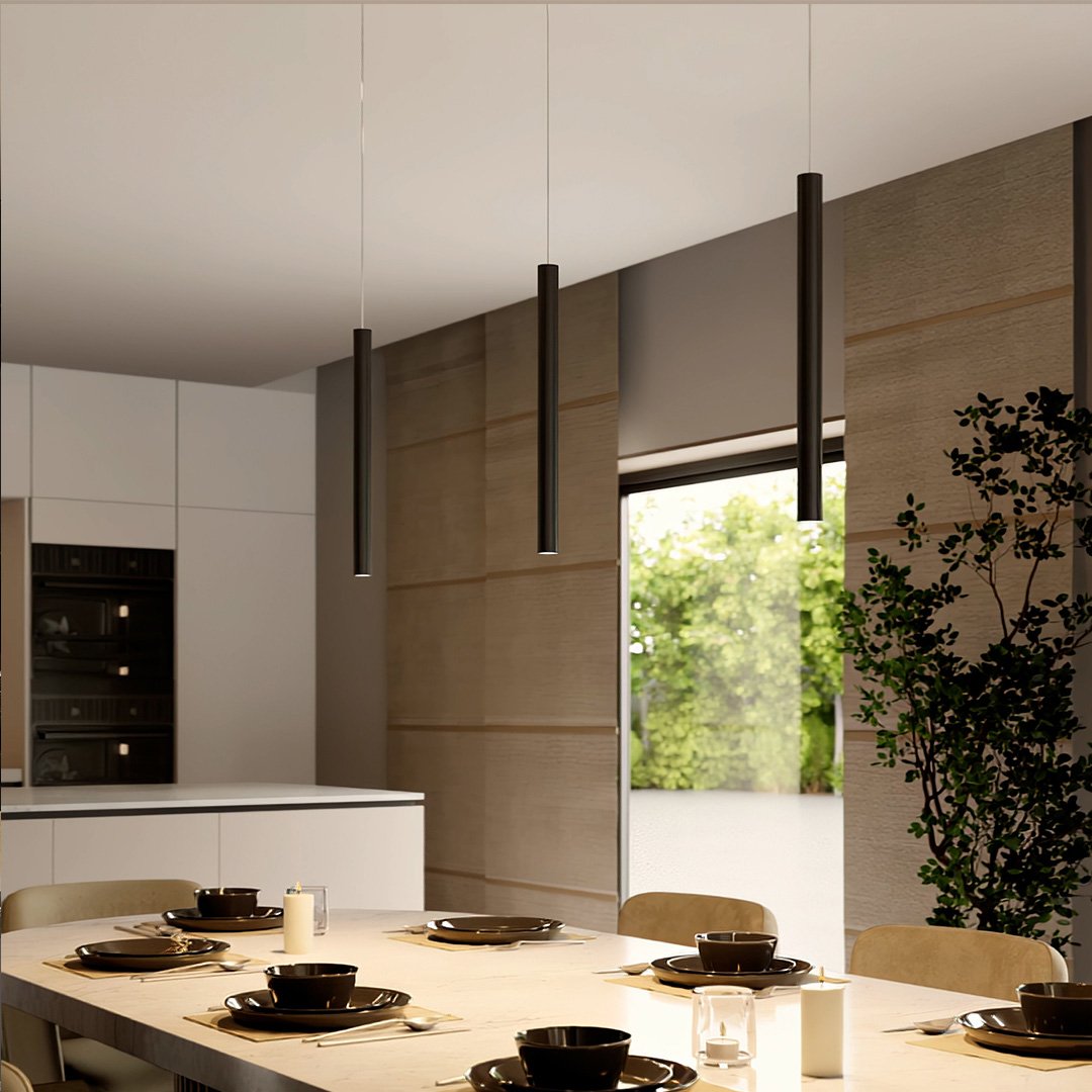 Stornfield | RayAura Minimalist LED Pendant Light | Modern Design | Elegant Ceiling Lamp for Living Room & Office