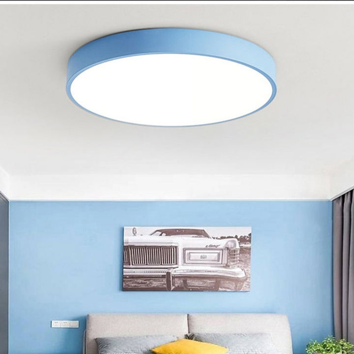 Stornfield | Macaroon Circular Wooden Pendant Light