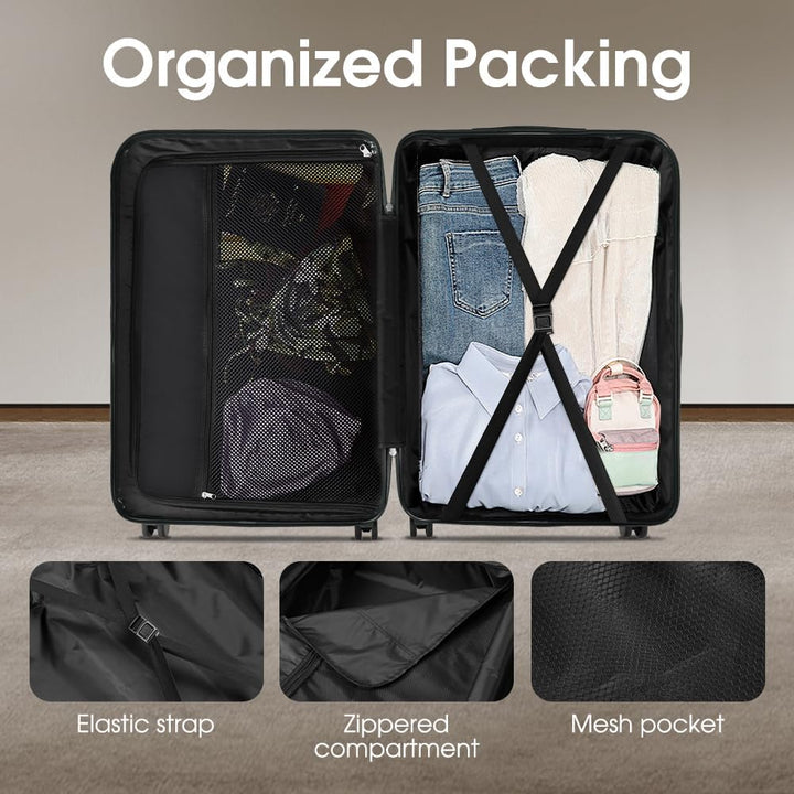 ABS Hard Shell Luggage with Spinner Wheels & TSA Lock | Stornfield