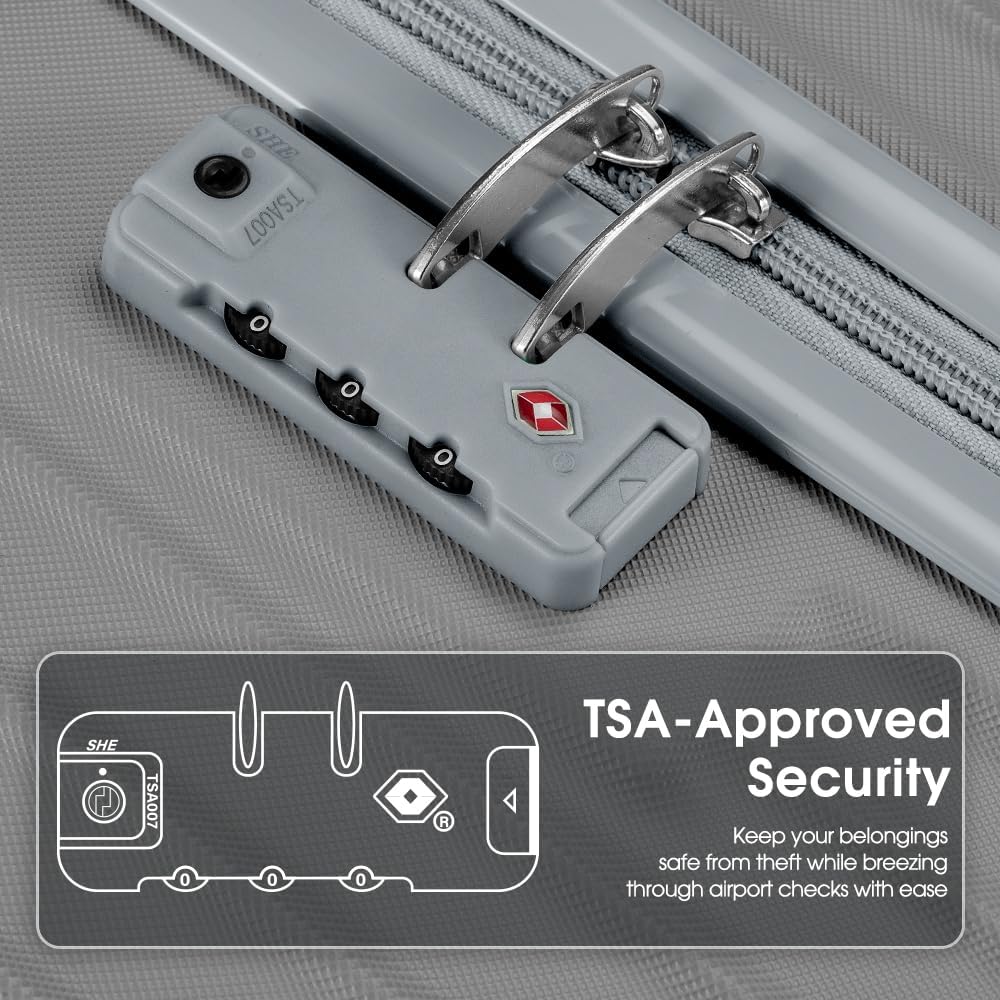 ABS Hard Shell Luggage with Spinner Wheels & TSA Lock | Stornfield